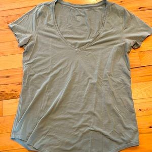 Lululemon Love Tee V neck Sage Green